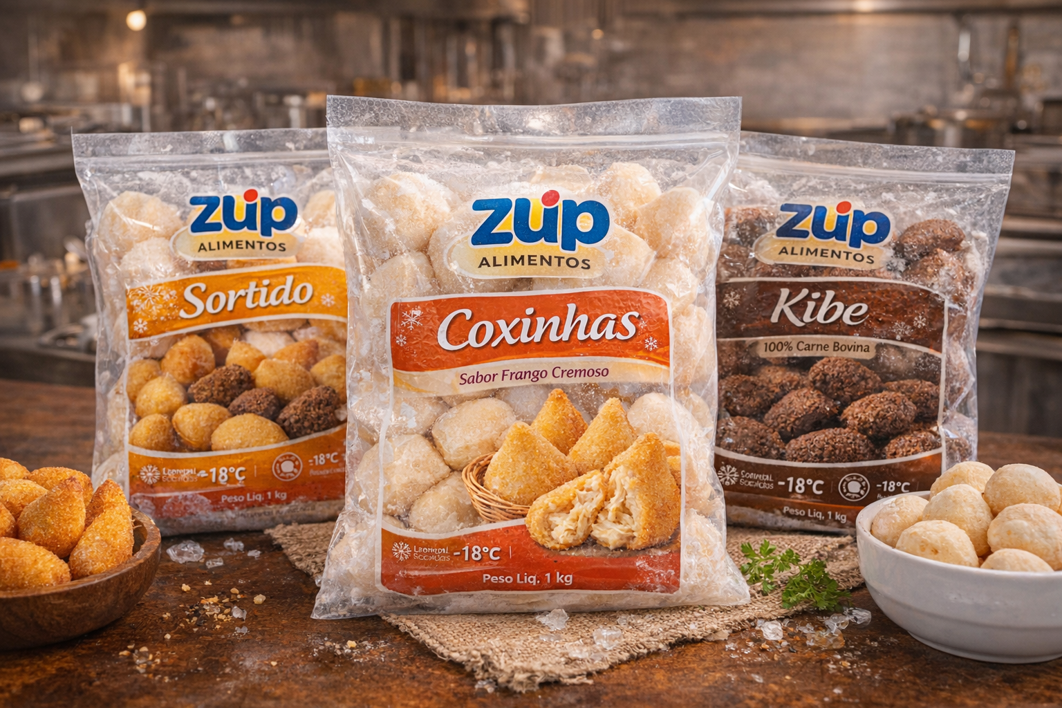 Salgadinhos Congelados (Misto)